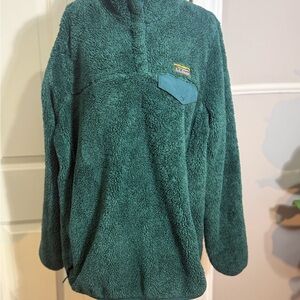 L.L. Bean Forest Green Fleece Jacket